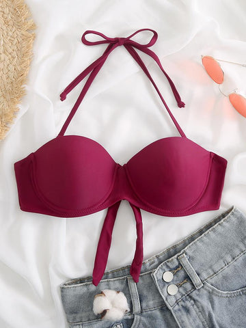 Bikini Bottoms 2023 New Women Swimsuit High Waist Thong Swimwear Trunks-OS00012-Veeddydropshipping