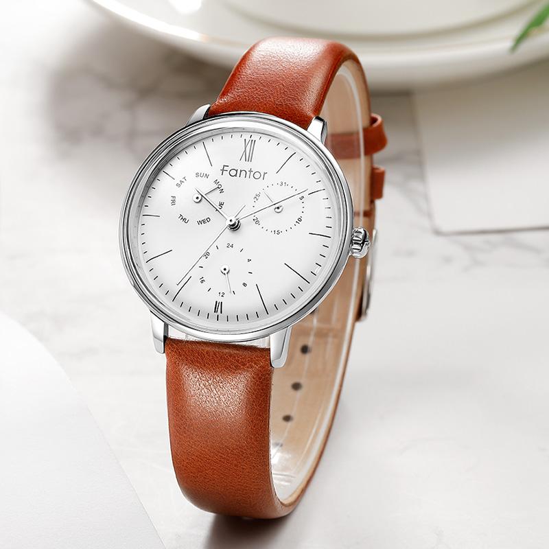 Luxury Leather Ladies Watch Woman Quartz Wristwatch-JW00985-Veeddydropshipping
