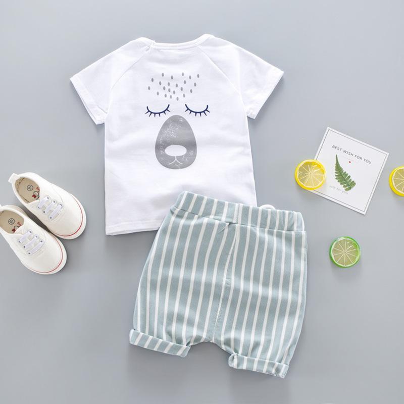 Baby Boy Summer Clothes T-Shirt+Shorts Cute Children Clothing-Veeddydropshipping-4