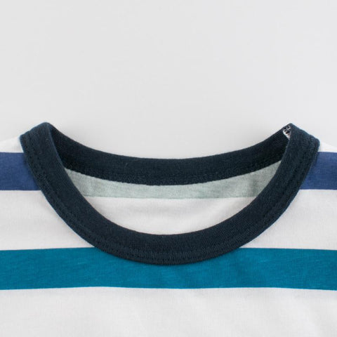 Summer 2023 Children Clothing Color Striped Baby Boys-TB01114-Veeddydropshipping