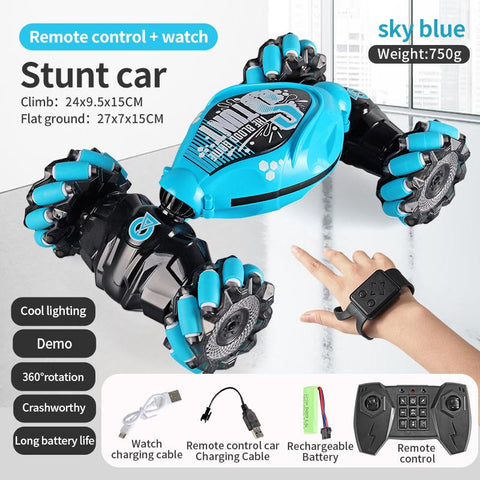 RC Car 4x4 Remote Control Cart Stunt Gesture Sensing 1/12 RC Drift Car With LED-TB01440-Veeddydropshipping