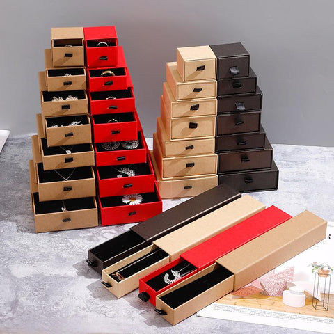 Cardboard Packaging Box Pendant Jewelry Package Storage -JW01704-Veeddydropshipping