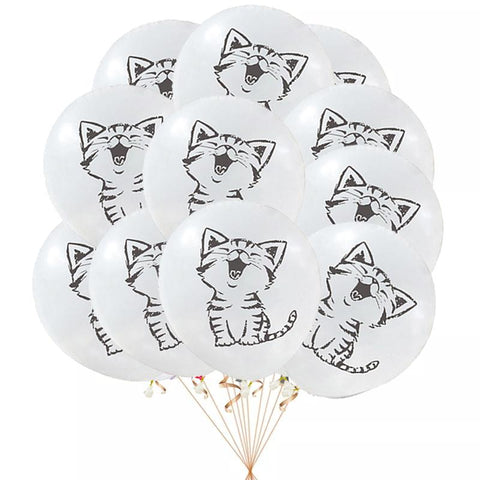 Cute Pet Cat Latex Balloons Birthday Party Decorat-HA00636-Veeddydropshipping