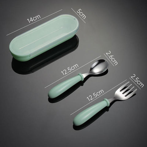 Personalize Any Name Baby Gadgets Tableware Set Children Utensil-TB00735-Veeddydropshipping
