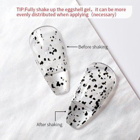 7ml Gel Nail Polish Semi Permanent Solid Eggshell Gel -BH01014-Veeddydropshipping