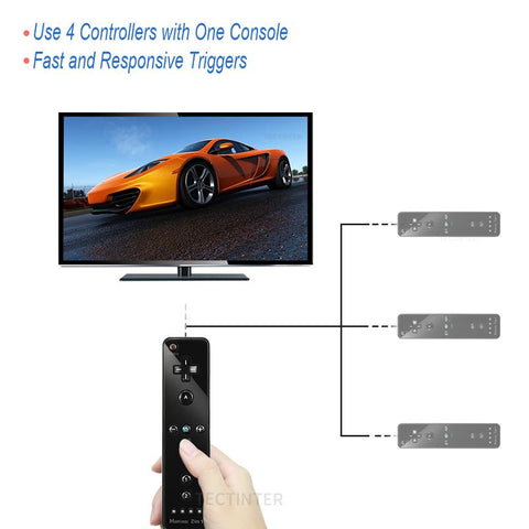 Remote Compatible Nintendo Wii Console Wireless Gamepad Controller Nunchuck -CE01328-Veeddydropshipping