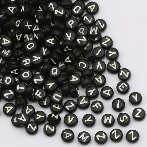 Mixed Letter Acrylic Jewelry Beads Making Necklace Brac elet DIY-JW01465-Veeddydropshipping