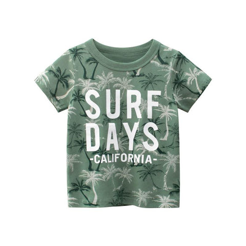 2023 Summer T-Shirt for Boys Girls Kids Short Sleeve Dinosaur Full Print-TB01163-Veeddydropshipping