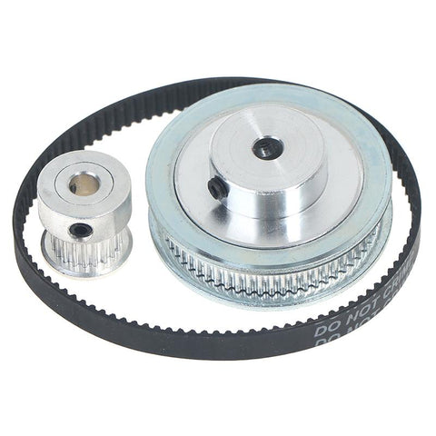 1Set GT2 Synchronous Wheel 20 60 Teeth 5MM Bore Aluminum- CE00070-Veeddydropshipping