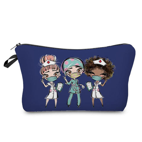 Fashion Women Designer Makeup Bag Heat Transfer Multifunction-BS00085-Veeddydropshipping