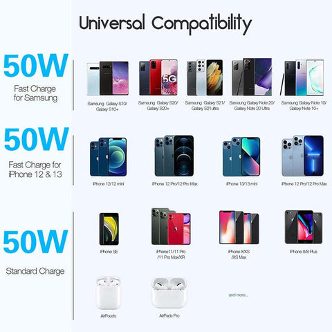 50W Magnetic Wireless Charger,Wireless Charging Pad-PA01081-Veeddydropshipping