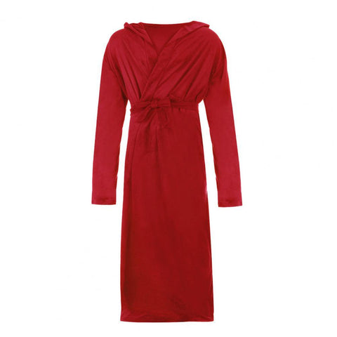 Stitch Warm Male Thickened Plush Nightgown Robe Pajamas-MF01589-Veeddydropshipping