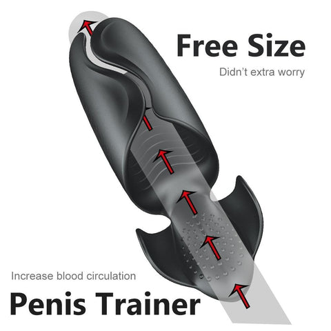 Powerful Male Vibrator Glans Massager Penis Stimulation penis delay trainer -BH01213-Veeddydropshipping