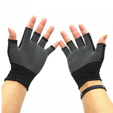 New 1pair MTB Bike Bicycle Gloves Nylon Cycling Gloves Breathable Anti-slip Outdoor -OS01074-Veeddydropshipping