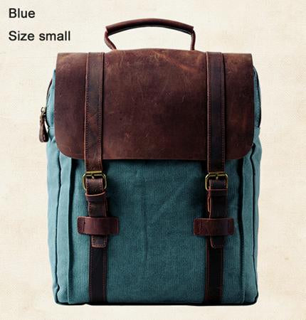 military Canvas backpack Men backpack women school-BS00350-Veeddydropshipping