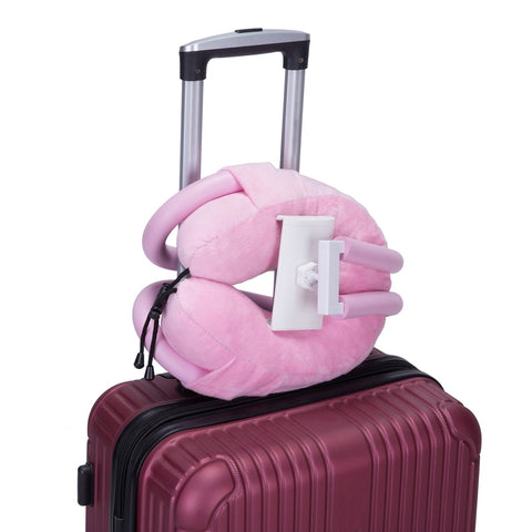 U-Shaped Neck Pillow With Gooseneck Tablet Phone Holder Sleep Cushion With Flexible-PA00597-Veeddydropshipping