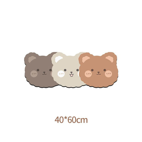 Kawaii Bread Bear Kitchen Mat Floor Waterproof-HA00484-Veeddydropshipping