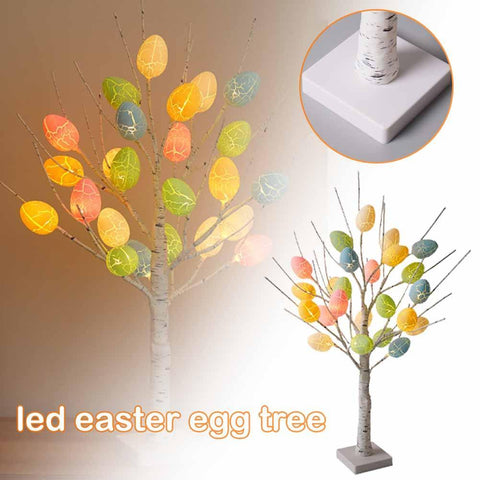 Led Easter Egg Tree With Lights Easter Decorations-HA01872-Veeddydropshipping