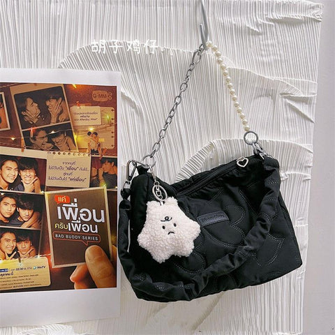 Trend New Chains Shoulder Bag Female Casual Zipper-BS00172-Veeddydropshipping