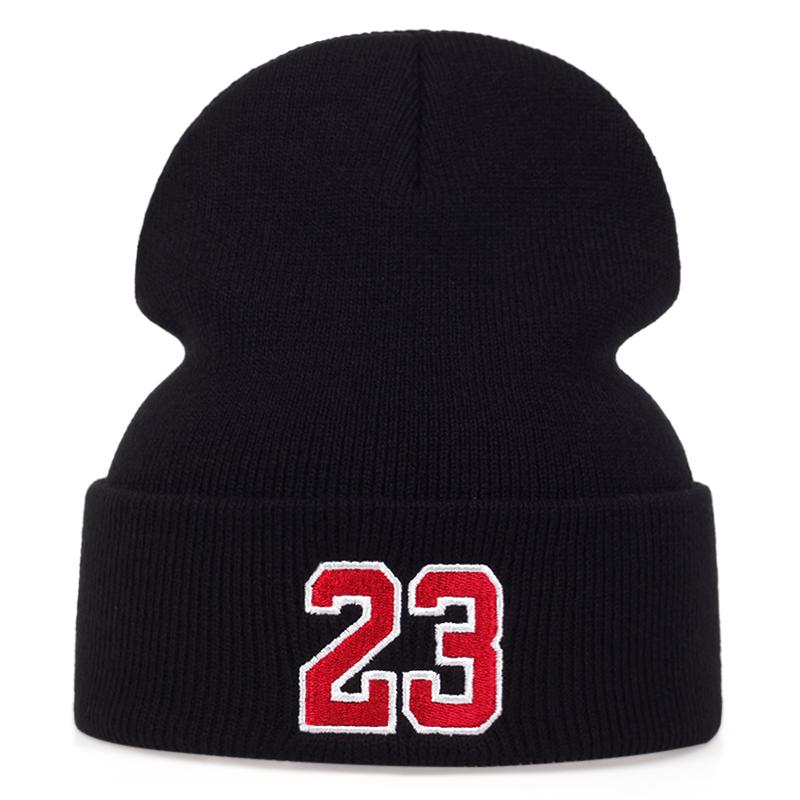 Beanie Cap 23 Number Slouchy Punk Personality-MF00966-Veeddydropshipping