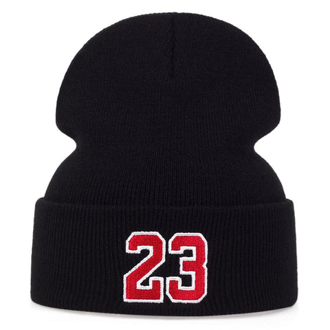 Beanie Cap 23 Number Slouchy Punk Personality-MF00966-Veeddydropshipping