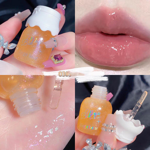 Jar Lip Gloss Lip Plumper Oil Moisturizing Lipstick-BH00673-Veeddydropshipping