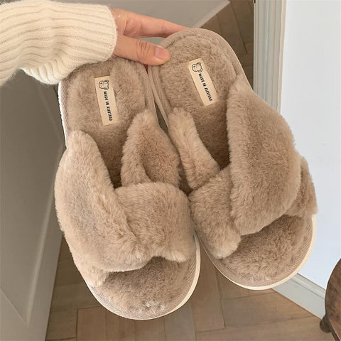 Cotton Slippers Fashion Home Bedroom Warm Love Plush-BS01113-Veeddydropshipping