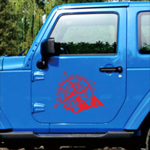 Mountain Offroad Waterproof Self Adhesive Vinyl Sticker-AM00830-Veeddydropshipping