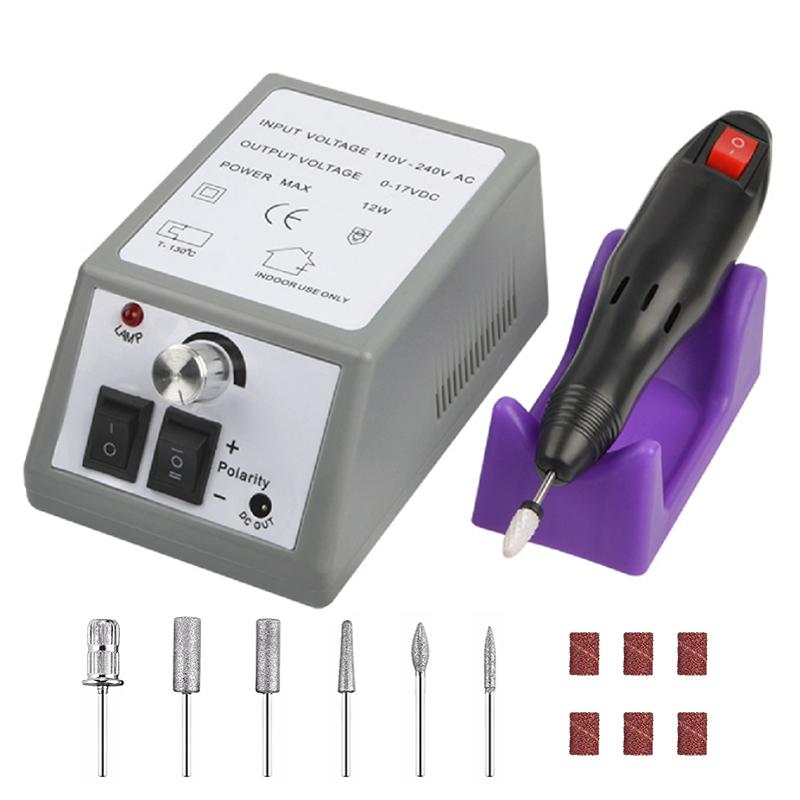 Nail Drill Machine Electric Manicure 5pcs Milling Cutter Set tools-BH01050-Veeddydropshipping