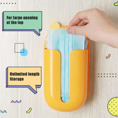 Wall Mounted Mask Storage Box Large Capacity Tissue Box-HA00785-Veeddydropshipping