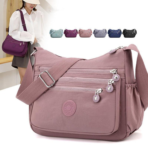 2023 Women Messenger Mommy Shoulder Bag Polyester Fashion Cosmetic Bag-TB00236-Veeddydropshipping