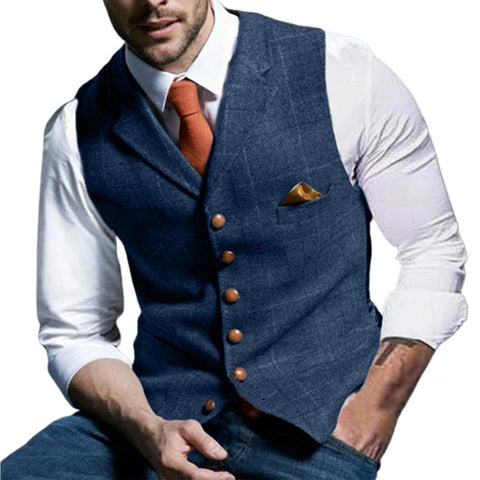 Waistcoat Punk Style Casual  Handsome Sleeveless-MF01316-Veeddydropshipping