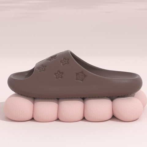 Couple Shoes Star Hollow Out Cute Indoor Sandals-BS01195-Veeddydropshipping
