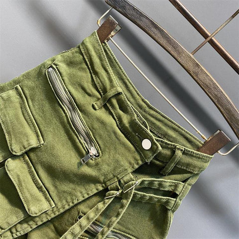 Sexy Denim Shorts High Waist Jean Pants-WF00629-Veeddydropshipping
