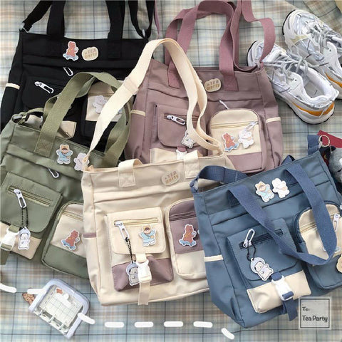 Shoulder Bag Nylon Ladies Messenger Bag Oxford Crossbody-BS00110-Veeddydropshipping