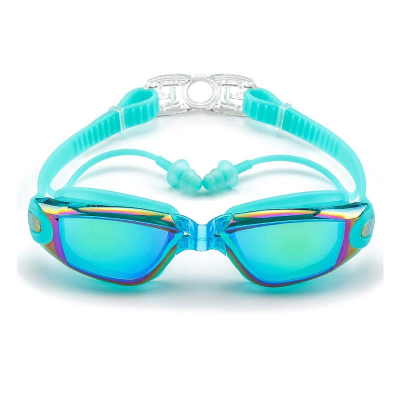 Professional Swimming Glasses Myopia Men Women Ear Plug Waterproof Anti Fog -OS00213-Veeddydropshipping