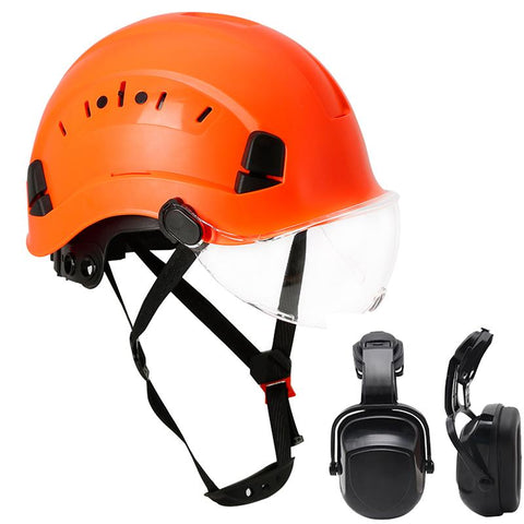 Safety Helmet with Goggles Protective Hard Hat-CO00687-Veeddydropshipping