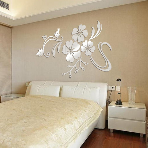 Self Adhesive Wall Sticker Flower Vine Modern-HA00241-Veeddydropshipping