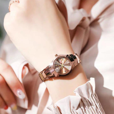 calendar fashion steel belt women waterproof quartz watch-JW00878-Veeddydropshipping