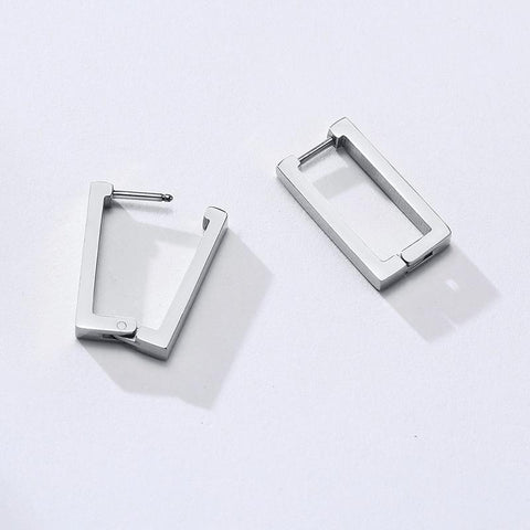 Square Hoop Earring for Women Girls Ear Rectangle-JW01423-Veeddydropshipping