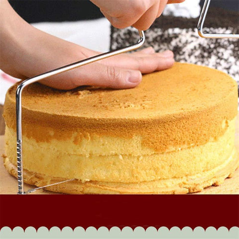 Double Line Cake Cut Slicer Stainless Steel-HA01225-Veeddydropshipping