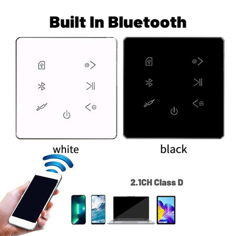 Music Amplifier Panel Smart Home Background Audio System-Veeddydropshipping