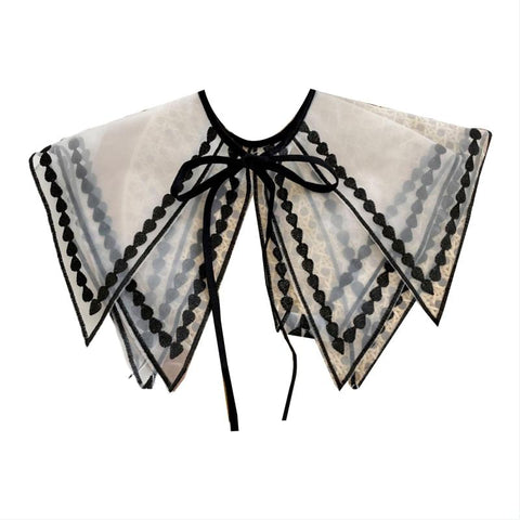 Women Girls Detachable Collar Shawl-WF01273-Veeddydropshipping