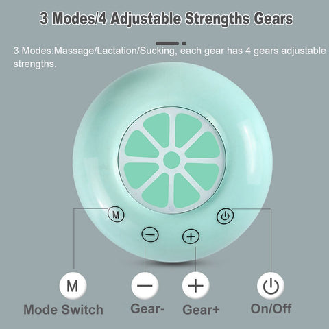 18 Gears Electric Breast Pump Milker Suction Automatic Massage-TB00643-Veeddydropshipping