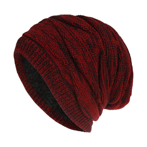 2021 Solid Color Wool Knitted Beanie Hat  Winter Hats Boy Girl Warm Plus -OS01021-Veeddydropshipping