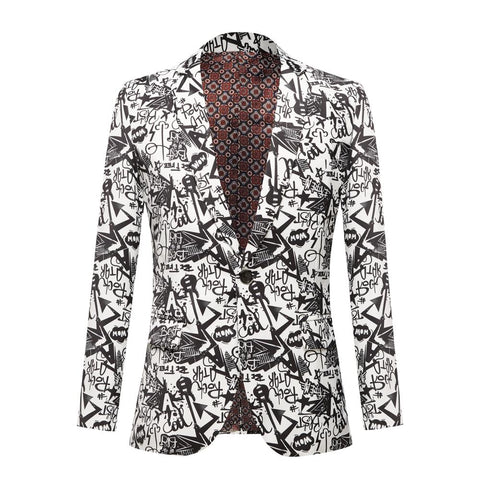 Wedding Groom Stage Singer Prom Slim Fit Blazers-MF01332-Veeddydropshipping