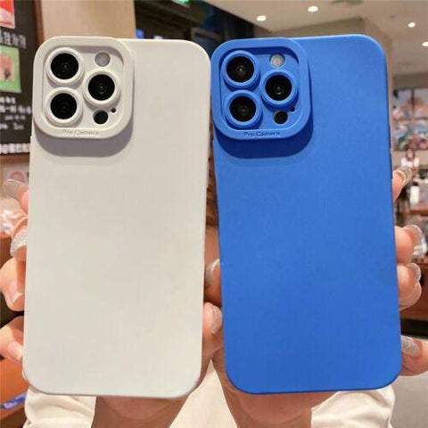Case For iPhone 14 Pro Max 13 12 11 XS 8 7 SE Shockproof Silicone Cover Colours-PA00106+Veeddydropshipping