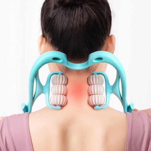 Massage Artifact Six Wheel Neck Kneading Massager-BH01405-Veeddydropshipping