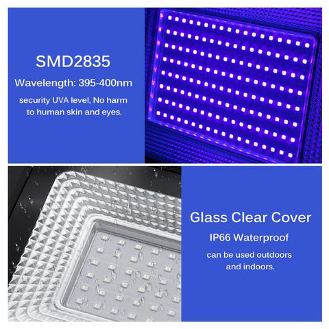 50W 100W LED UV Floodlight  AC220V Halloween Party Ambient Light-TI00888-Veeddydropshipping