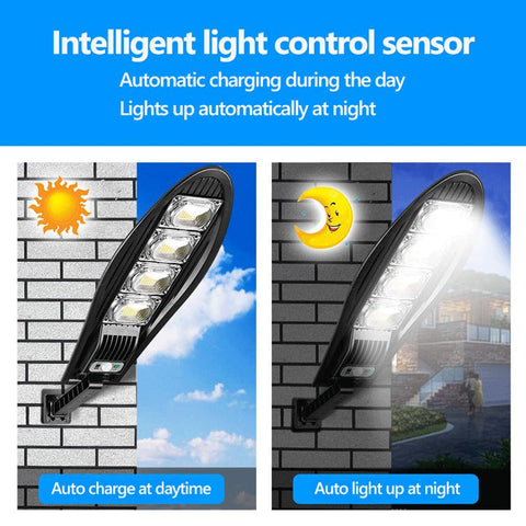 10000W Upgraded 168LED Solar Street Light Outdoor Waterproof LED For Garden-TI00807-Veeddydropshipping